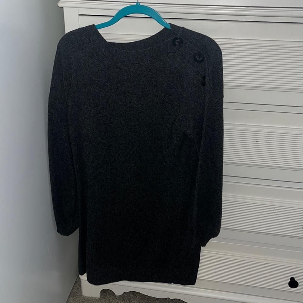 Knit grey shift dress from Madewell size M
